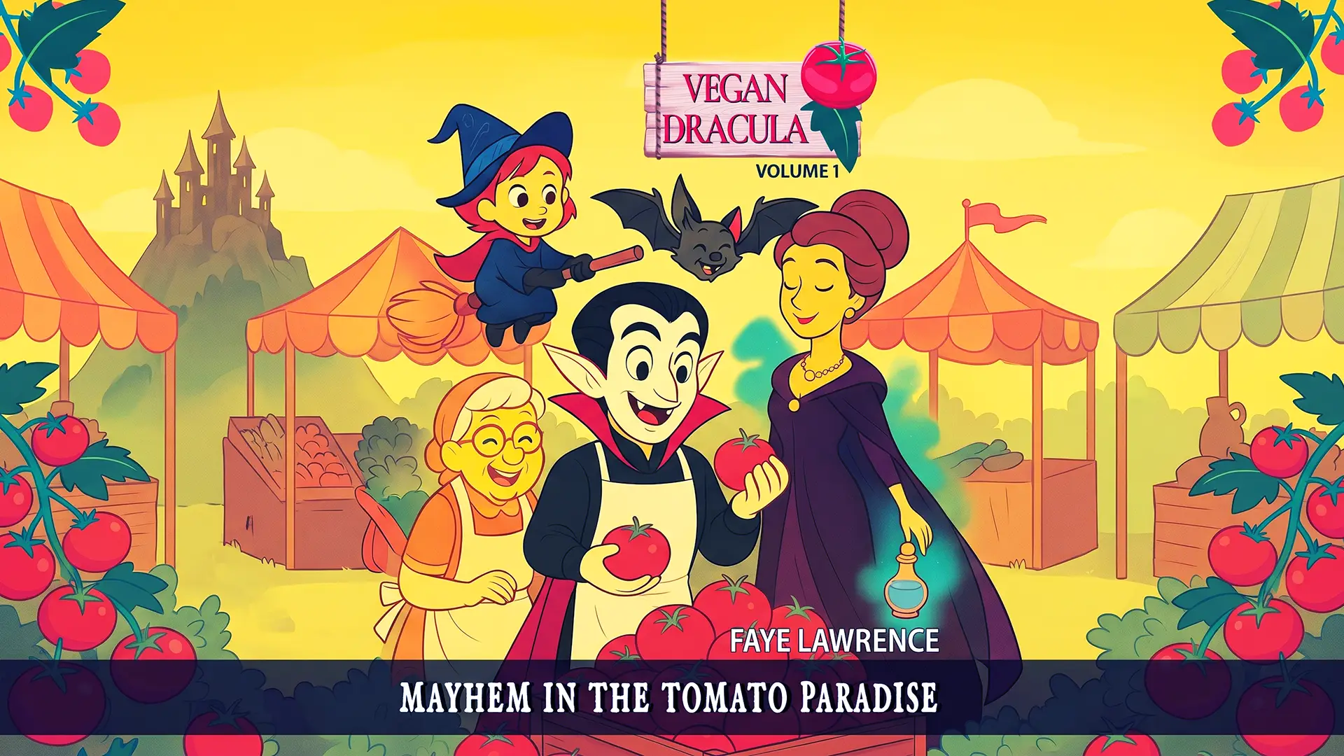 Meet Vegan Dracula — the only vampire who drinks tomato juice, not blood. In a world where fangs clash with vegetables and shadows fear salad, Dracula is out to prove one thing: you don’t need blood to be legendary.