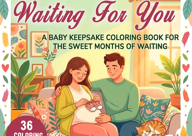 Pregnancy Keepsake Coloring Book – Waiting For You