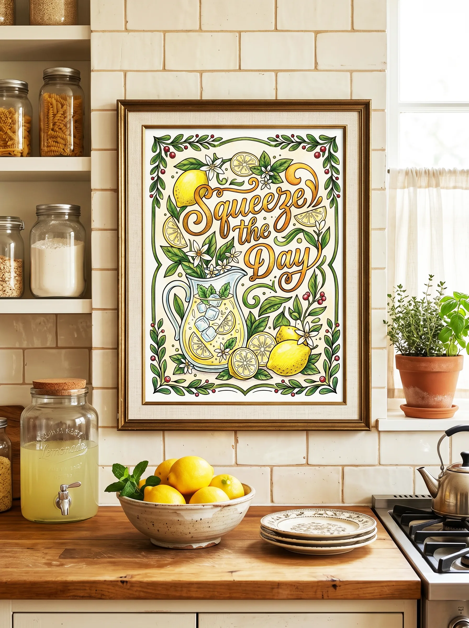 Printable Wall Decor Coloring Pages