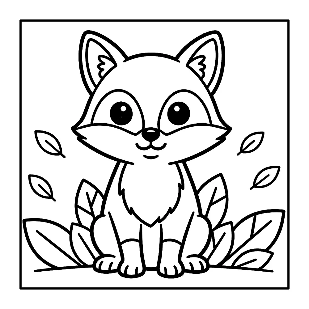 Cute Animals – Bold and Easy Printable Coloring Pages with 36 simple animal pages, bold outlines, and easy designs for young kids and beginners.