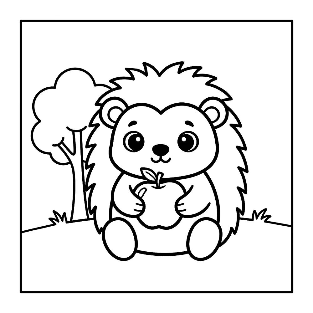 Cute Animals – Bold and Easy Printable Coloring Pages with 36 simple animal pages, bold outlines, and easy designs for young kids and beginners.