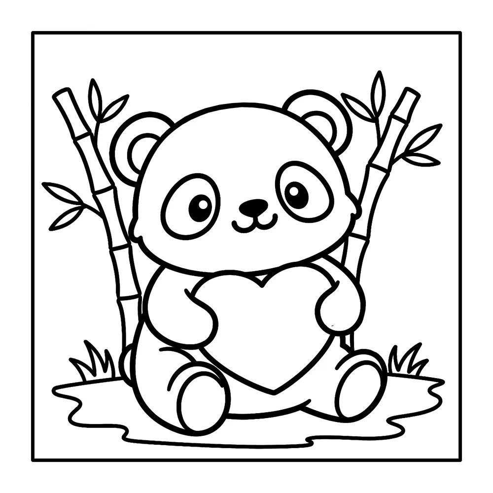 Cute Animals – Bold and Easy Printable Coloring Pages with 36 simple animal pages, bold outlines, and easy designs for young kids and beginners.