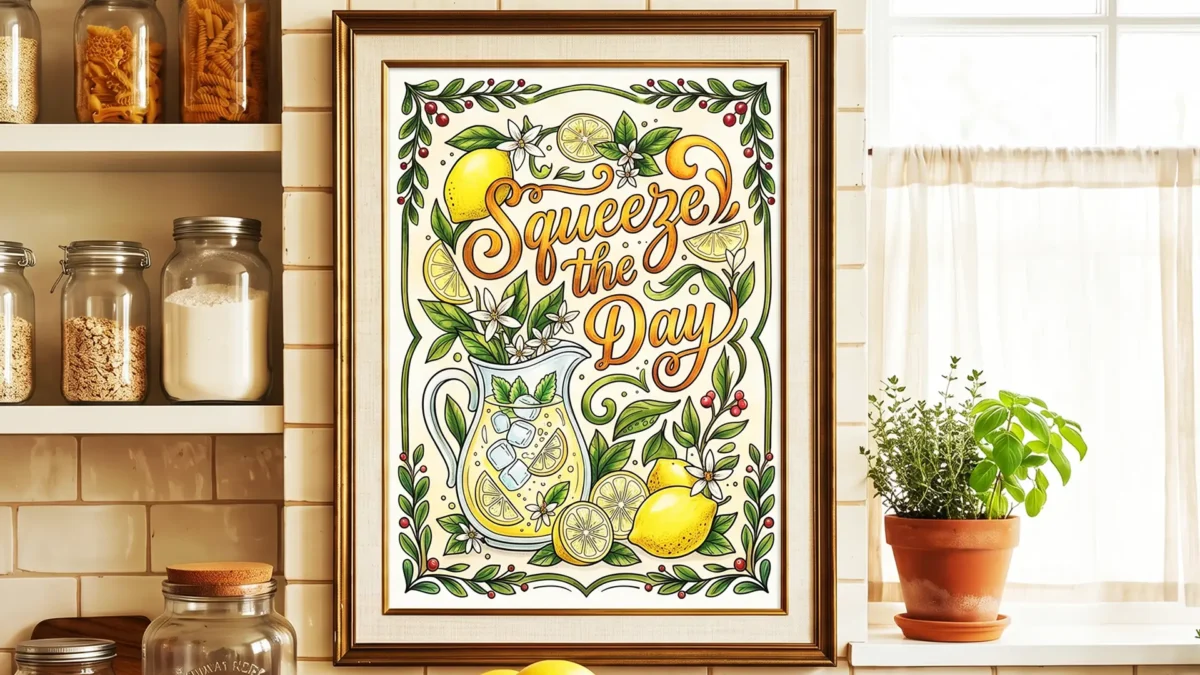 Printable Wall Decor Coloring Pages