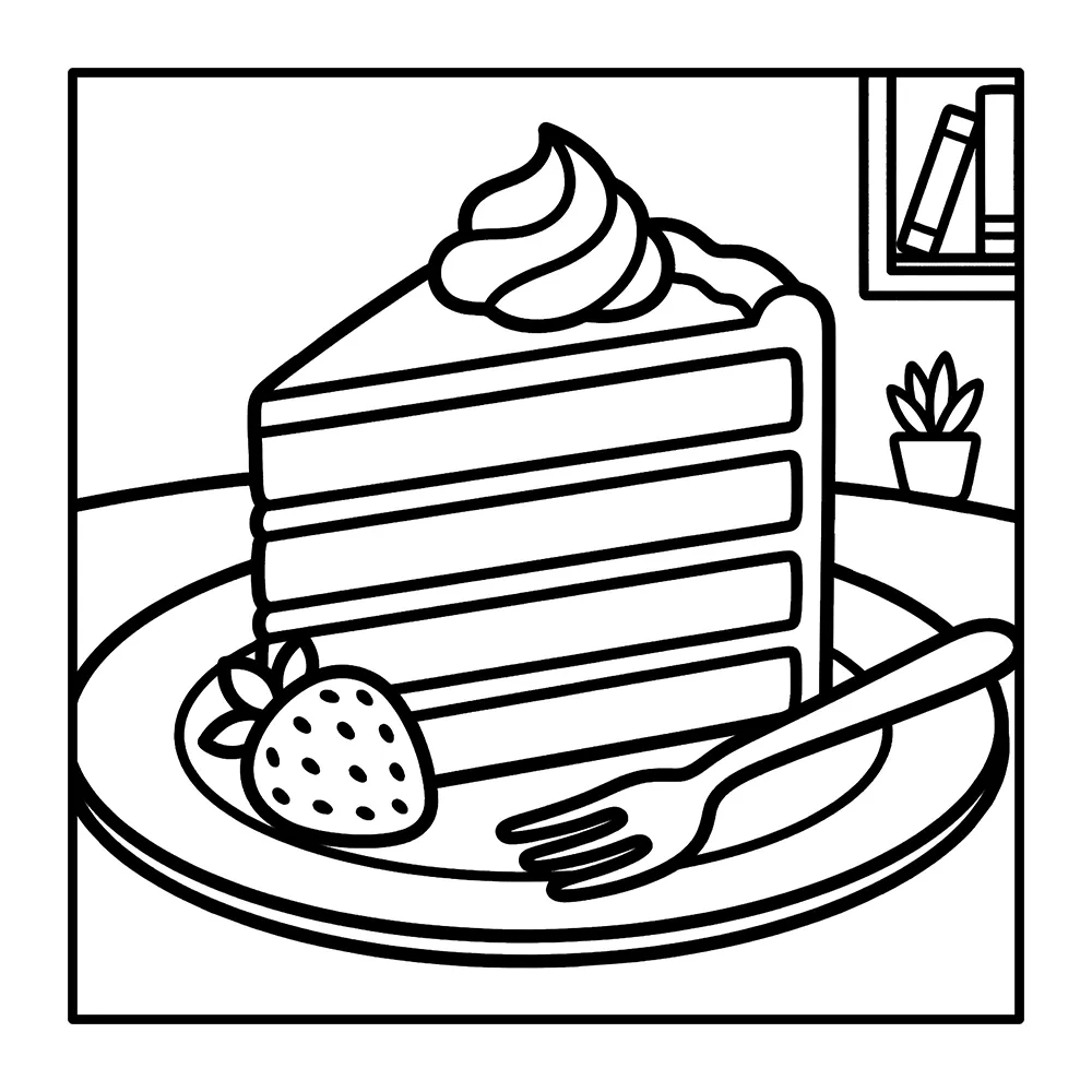 Sweet Treats – Bold and Easy Digital Coloring Pages