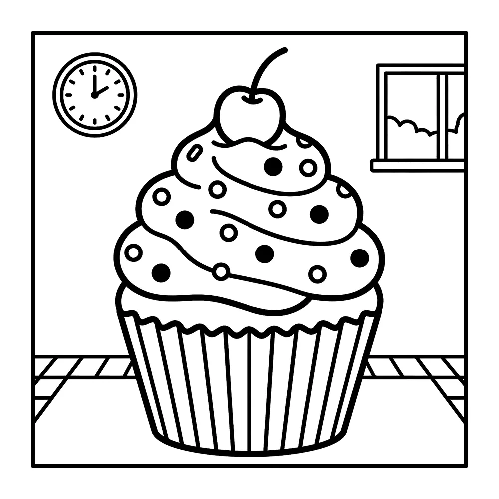 Sweet Treats – Bold and Easy Digital Coloring Pages