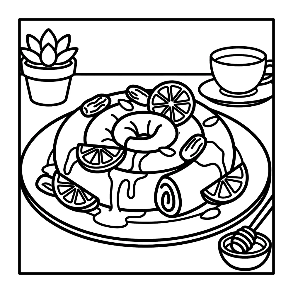 Sweet Treats – Bold and Easy Digital Coloring Pages