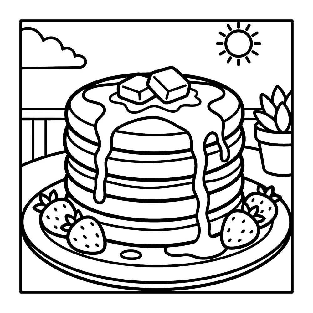 Sweet Treats – Bold and Easy Digital Coloring Pages