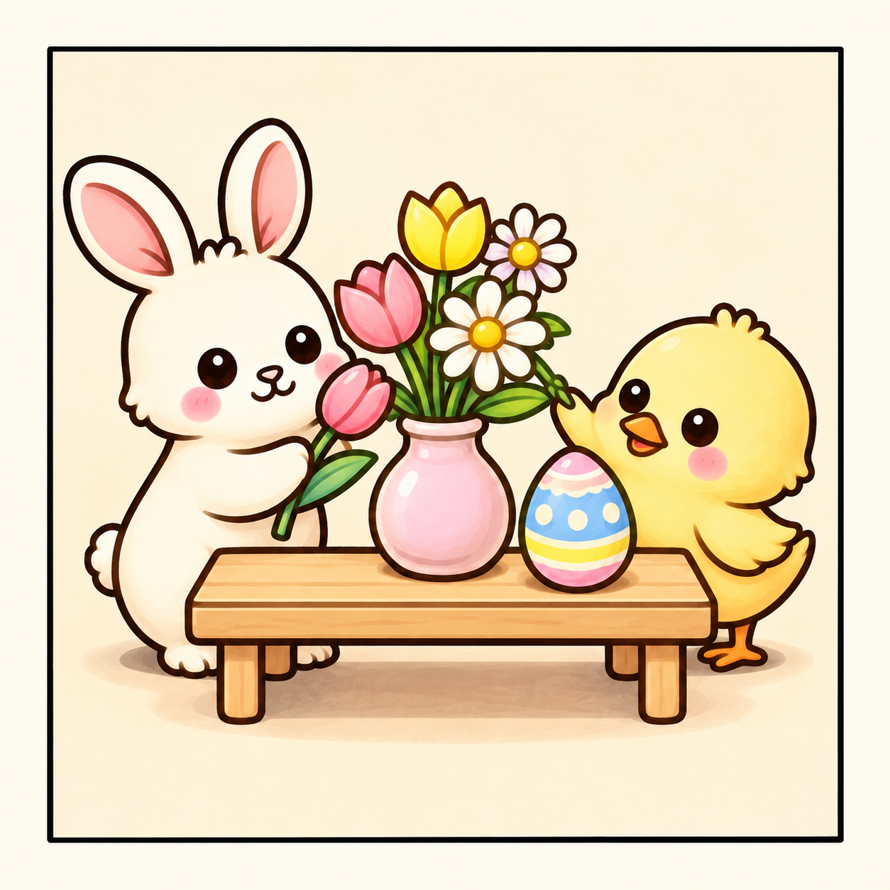 Easter Bold and Easy Coloring Pages