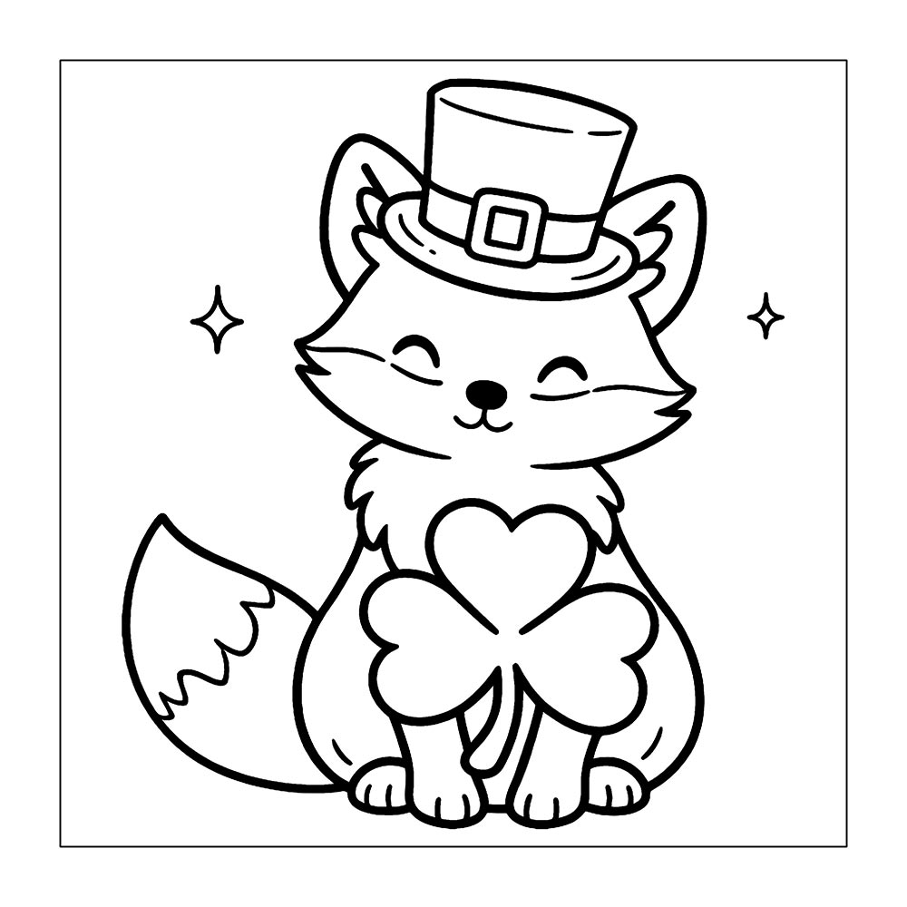 St. Patrick’s Day – Bold and Easy Coloring Pages
