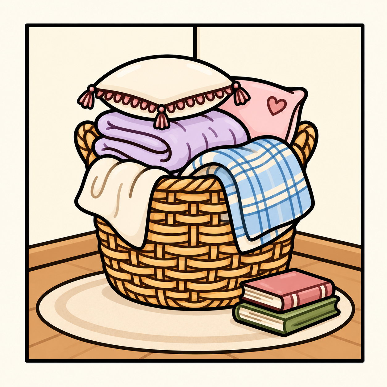 Cozy Corners — Bold and Easy Coloring Pages