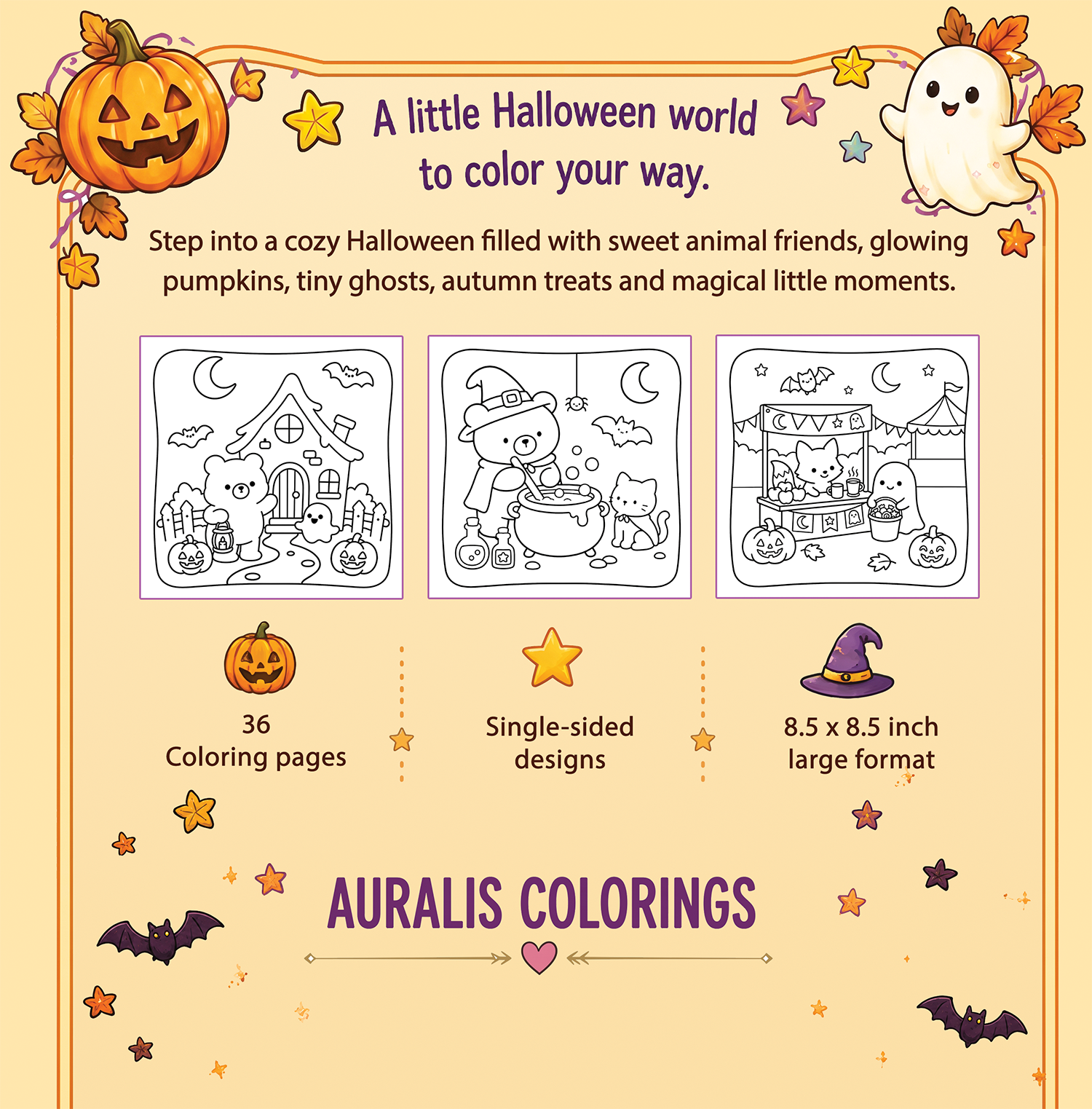 Halloween Bold & Easy Coloring Pages