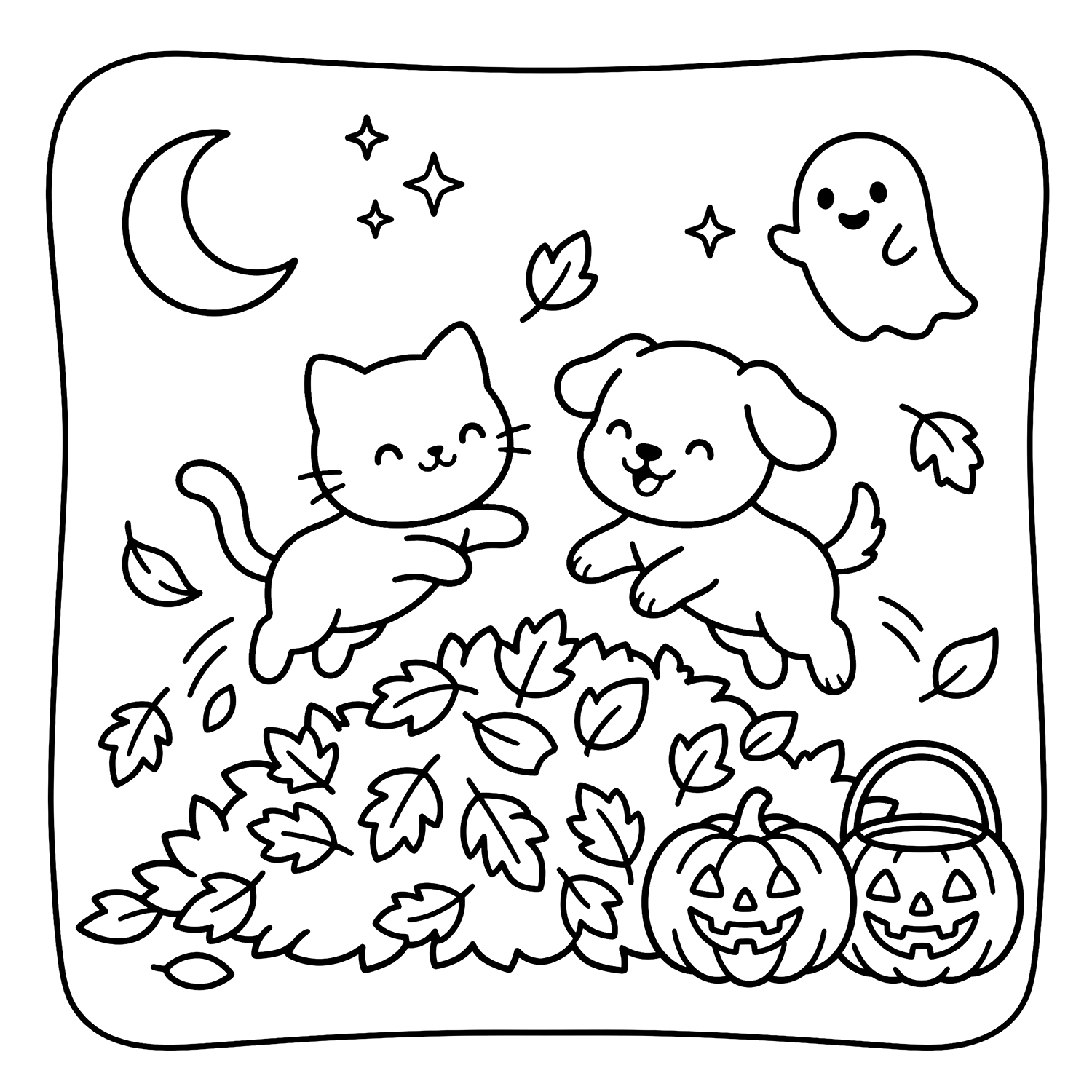 Halloween Bold & Easy Coloring Pages
