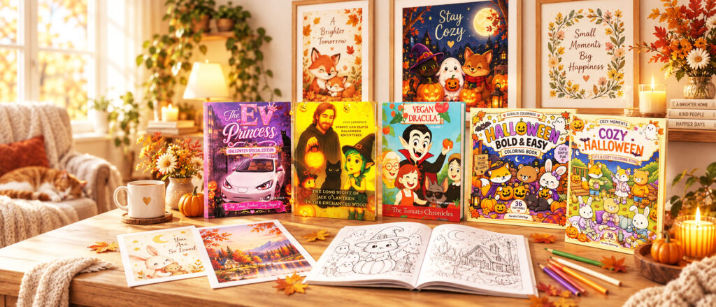 The Auralis Books shop: illustrated books, coloring books and printable wall art